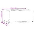 VIDAXL - vidaXL Housses salon de jardin2pcs 8œillets 160x120x75cm rectangulaire - vignette