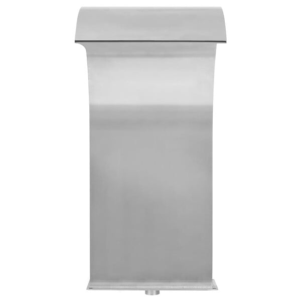VIDAXL - vidaXL Fontaine d'étang Acier inoxydable 45 x 30 x 65 cm Argenté - large