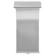 VIDAXL - vidaXL Fontaine d'étang Acier inoxydable 45 x 30 x 65 cm Argenté - vignette