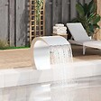 VIDAXL - vidaXL Fontaine cascade de piscine Acier inoxydable 45 x 30 x 60 cm - vignette