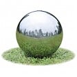 VIDAXL - vidaXL Sphère de fontaine de jardin avec LED Acier inoxydable 20 cm - vignette