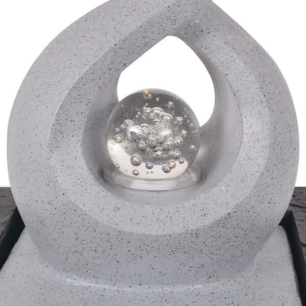 VIDAXL - vidaXL Fontaine d'intérieur avec lampe LED Polyrésine - large