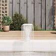 VIDAXL - vidaXL Fontaine d'étang Acier inoxydable 64 x 30 x 52 cm Argenté - vignette
