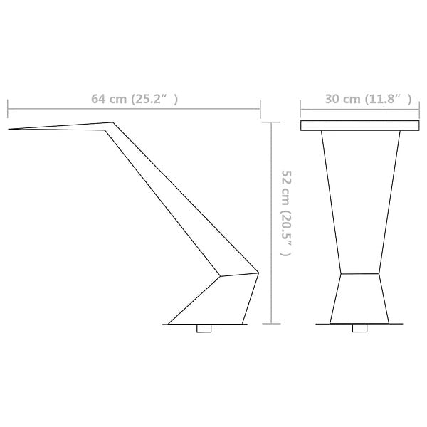 VIDAXL - vidaXL Fontaine d'étang Acier inoxydable 64 x 30 x 52 cm Argenté - large