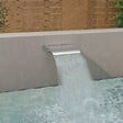 VIDAXL - vidaXL Fontaine de piscine argenté 45x26x13 cm acier inoxydable - vignette