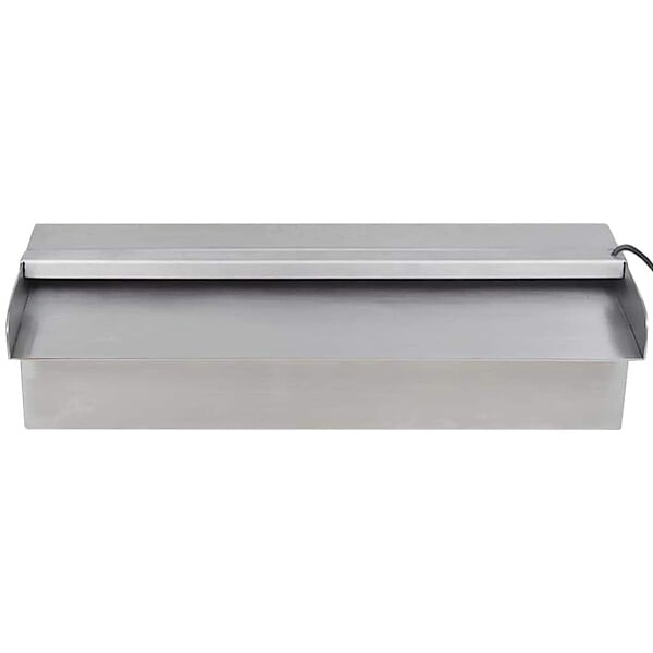 VIDAXL - vidaXL Fontaine rectangulaire de piscine avec LED Inox 30 cm - large