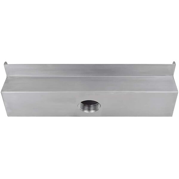 VIDAXL - vidaXL Lame d'eau rectangulaire 45 cm Acier inoxydable pour piscine - large