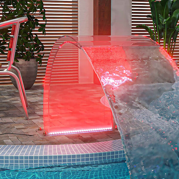 VIDAXL - vidaXL Fontaine de piscine avec LED RVB Acrylique 50 cm - large