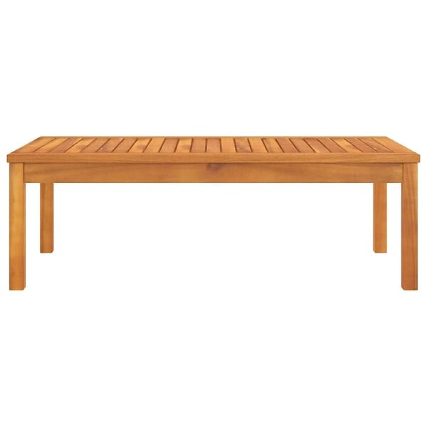 VIDAXL - vidaXL Table basse 100x50x33 cm bois d'acacia massif - large