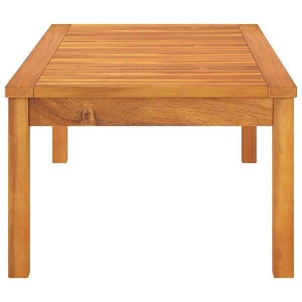 VIDAXL - vidaXL Table basse 100x50x33 cm bois d'acacia massif - large