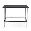 OVIALA - Table de bar en métal anthracite - Palavas - vignette