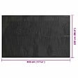 VIDAXL - vidaXL Couverture de piscine Noir 450 x 220 cm PE - vignette
