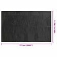 VIDAXL - vidaXL Couverture de piscine Noir 975 x 488 cm PE - vignette