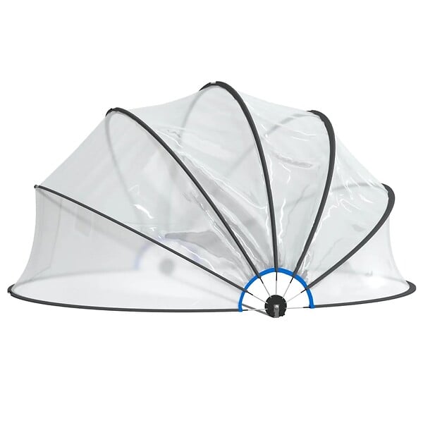 VIDAXL - vidaXL Dôme de piscine rond 467x234 cm PVC - large