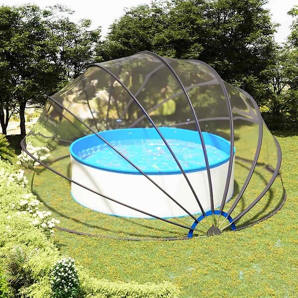 VIDAXL - vidaXL Dôme de piscine 559x275 cm - large