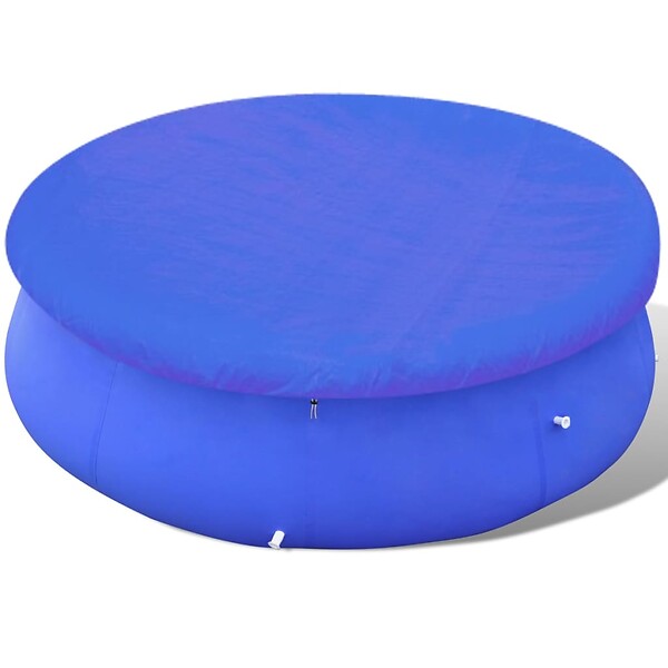 VIDAXL - vidaXL Couverture de piscine PE Ronde 460 cm 90 g/m² - large