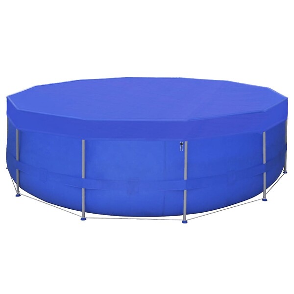 VIDAXL - vidaXL Couverture de piscine PE Ronde 460 cm 90 g/m² - large