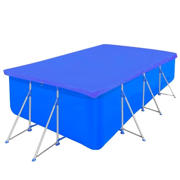 VIDAXL - vidXL Couverture de piscine PE Rectangulaire g/m² 394 x 207 cm - large