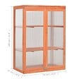 VIDAXL - vidaXL Serre Bois 75x47x109 cm - vignette