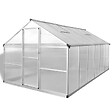 VIDAXL - vidaXL Serre renforcée en aluminium avec cadre de base 9,025 mÂ² - vignette