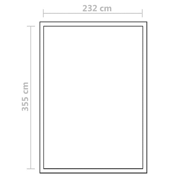 VIDAXL - vidaXL Serre renforcée en aluminium avec cadre de base 9,025 mÂ² - large