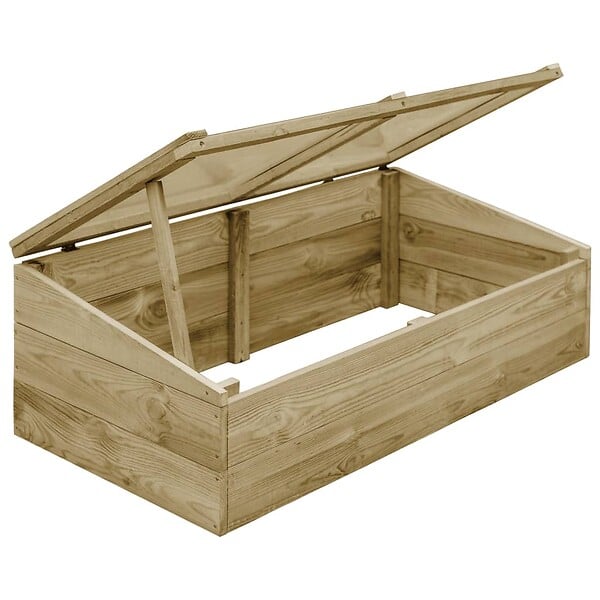 VIDAXL - vidaXL Serres 2 pcs Bois de pin imprégné 100x50x35 cm - large