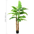 VIDAXL - vidaXL Bananier artificiel avec pot 300 cm Vert - vignette