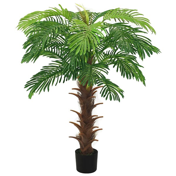 VIDAXL - vidaXL Palmier Cycas artificiel avec pot 140 cm Vert - large
