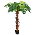 VIDAXL - vidaXL Palmier Cycas artificiel avec pot 160 cm Vert - vignette