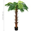 VIDAXL - vidaXL Palmier Cycas artificiel avec pot 160 cm Vert - vignette
