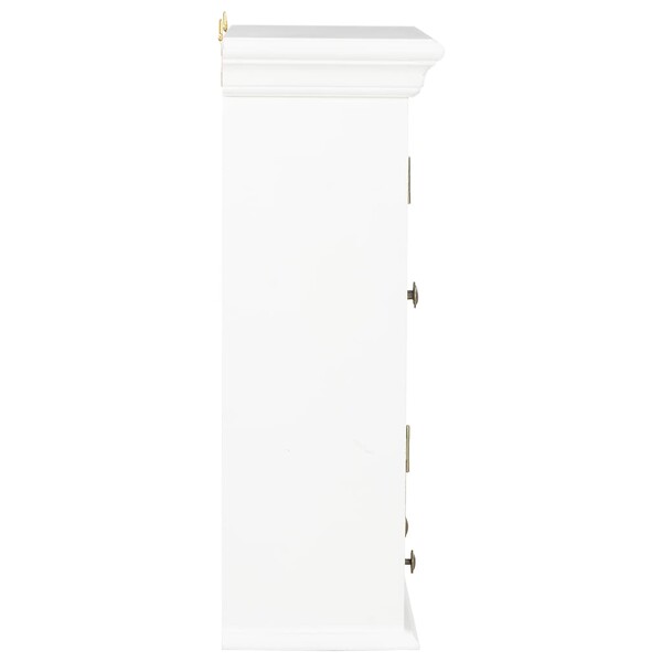VIDAXL - vidaXL Armoire murale Blanc 49x22x59 cm Bois d'ingénierie - large