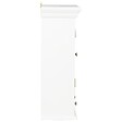 VIDAXL - vidaXL Armoire murale Blanc 49x22x59 cm Bois d'ingénierie - vignette