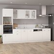 VIDAXL - vidaXL Armoire suspendue "Lyon" Blanc 39,5x31x60 cm Bois d'ingénierie - vignette