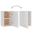 VIDAXL - vidaXL Armoire suspendue "Lyon" Blanc 39,5x31x60 cm Bois d'ingénierie - vignette