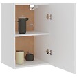 VIDAXL - vidaXL Armoire suspendue "Lyon" Blanc 39,5x31x60 cm Bois d'ingénierie - vignette
