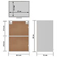 VIDAXL - vidaXL Armoire suspendue "Lyon" Blanc 39,5x31x60 cm Bois d'ingénierie - vignette