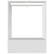 VIDAXL - vidaXL Armoire à four "Riga" Blanc 60x46x81,5 cm Bois d’ingénierie - vignette