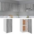 VIDAXL - vidaXL Armoire suspendue "Lyon" Sonoma gris 29,5x31x60 cm - vignette