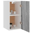 VIDAXL - vidaXL Armoire suspendue "Lyon" Sonoma gris 29,5x31x60 cm - vignette