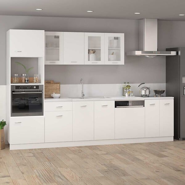 VIDAXL - vidaXL Armoire de plancher à tiroir "Lyon" Blanc 50x46x81,5cm - large