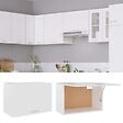 VIDAXL - vidaXL Armoire suspendue "Lyon" Blanc 60x31x40 cm Bois d'ingénierie - vignette
