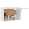 VIDAXL - vidaXL Armoire suspendue "Lyon" Blanc 60x31x40 cm Bois d'ingénierie - vignette