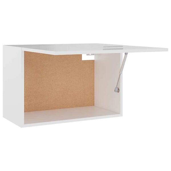 VIDAXL - vidaXL Armoire suspendue "Lyon" Blanc 60x31x40 cm Bois d'ingénierie - large
