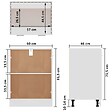 VIDAXL - vidaXL Armoire de plancher "Lyon" Blanc Bois d'ingénierie - vignette