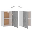 VIDAXL - vidaXL Armoire suspendue "Lyon" Gris béton 39,5x31x60 cm - vignette