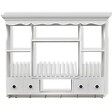 VIDAXL - vidaXL Armoire murale de cuisine en bois Blanc - vignette