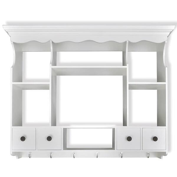 VIDAXL - vidaXL Armoire murale de cuisine en bois Blanc - large