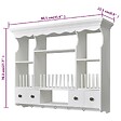 VIDAXL - vidaXL Armoire murale de cuisine en bois Blanc - vignette