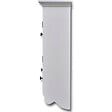 VIDAXL - vidaXL Placard mural de cuisine avec porte en verre Bois blanc - vignette