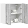 VIDAXL - vidaXL Armoire suspendue "Lyon" Sonoma gris 60x31x60 cm - vignette